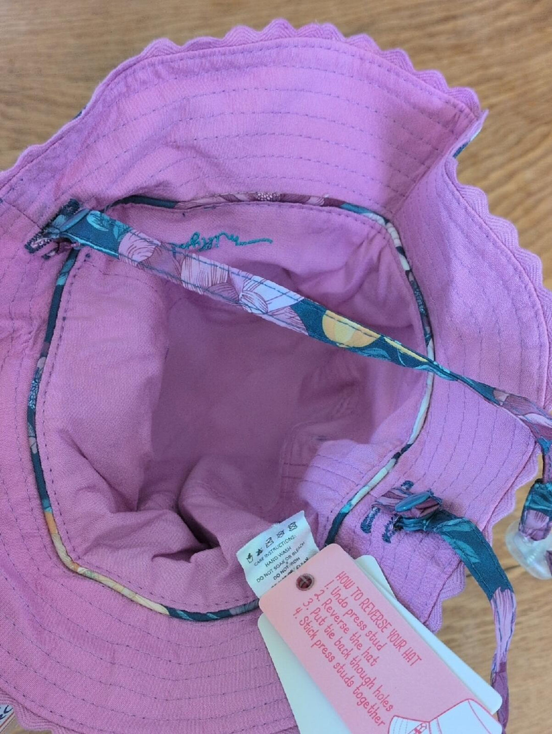 Baby Millymook Reversible Floral Sunhat 0-12 Mo