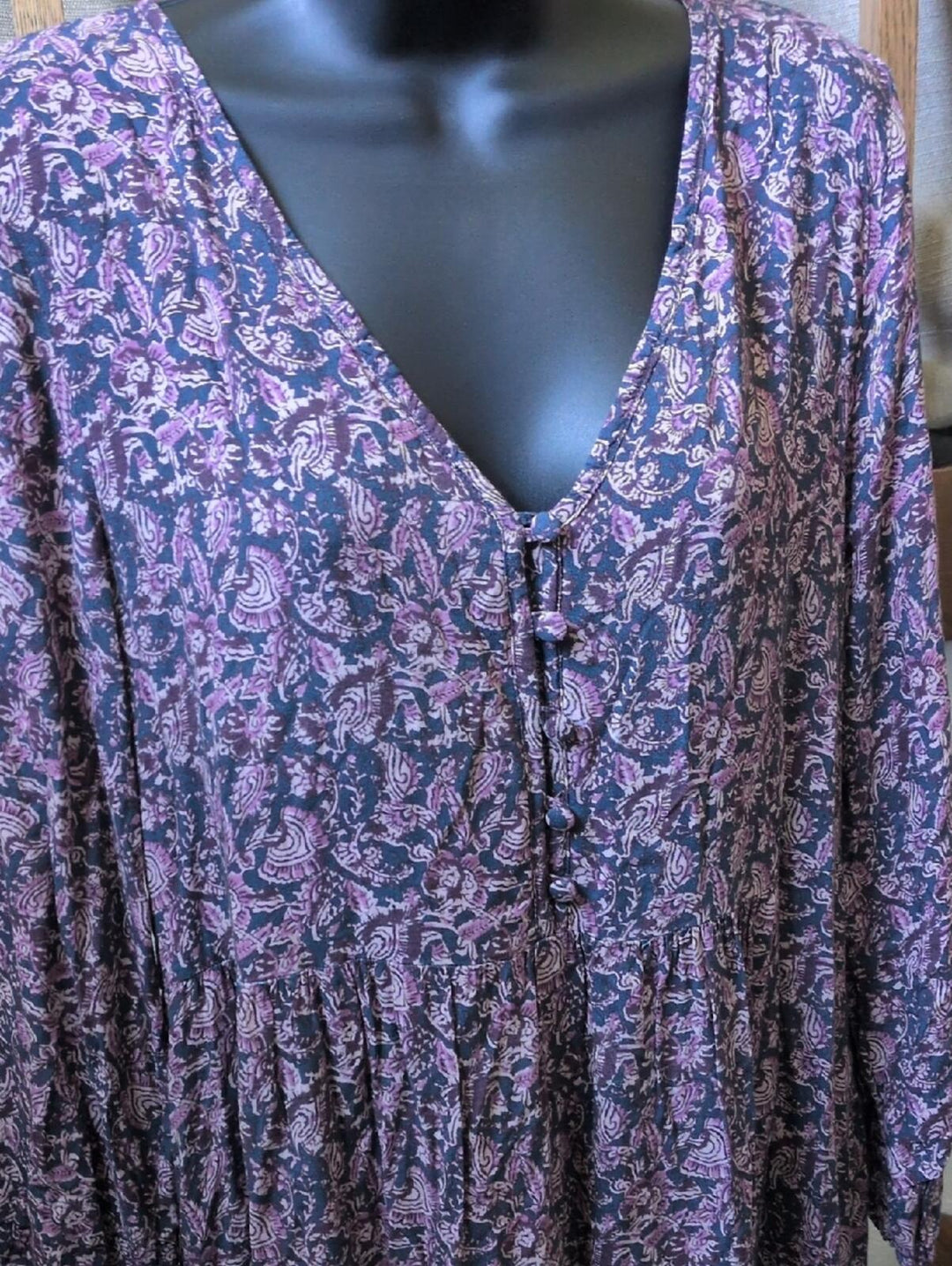 Faherty Isabella Floral Dress - Medium