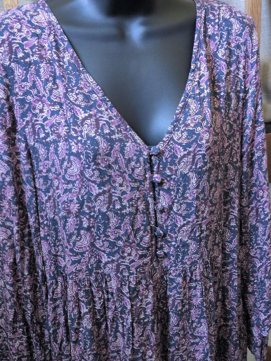 Faherty Isabella Floral Dress - Medium