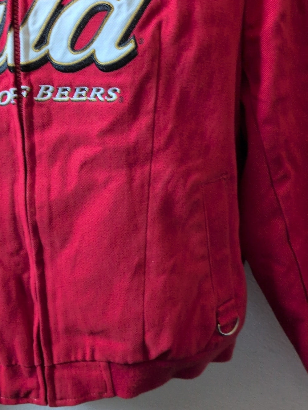 Women's vintage Chase Authentics Dale Earnhardt Jr. Budweiser jacket - Large