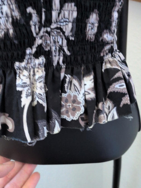 Mikoh Cotton Elastic Strapless Top Size 1 (XS / S)
