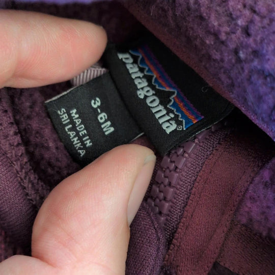 Patagonia Mini Better Sweater Zip Up Sweater Jacket - 3-6 mo