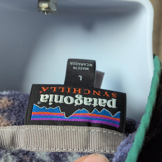 Patagonia Synchilla Wild Roots Snap T Sweater - Large