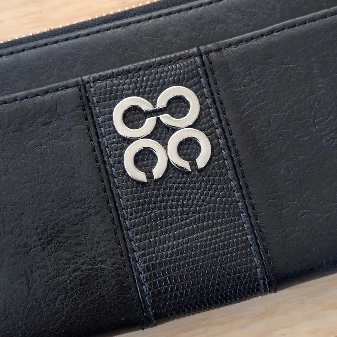 Y2k Coach Zip Around Julia Wallet