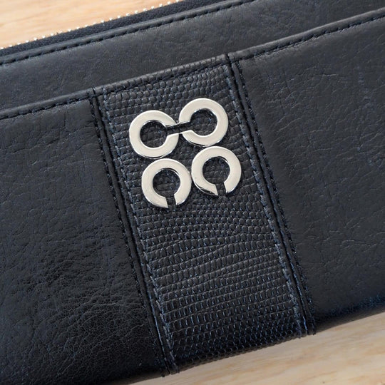 Y2k Coach Zip Around Julia Wallet