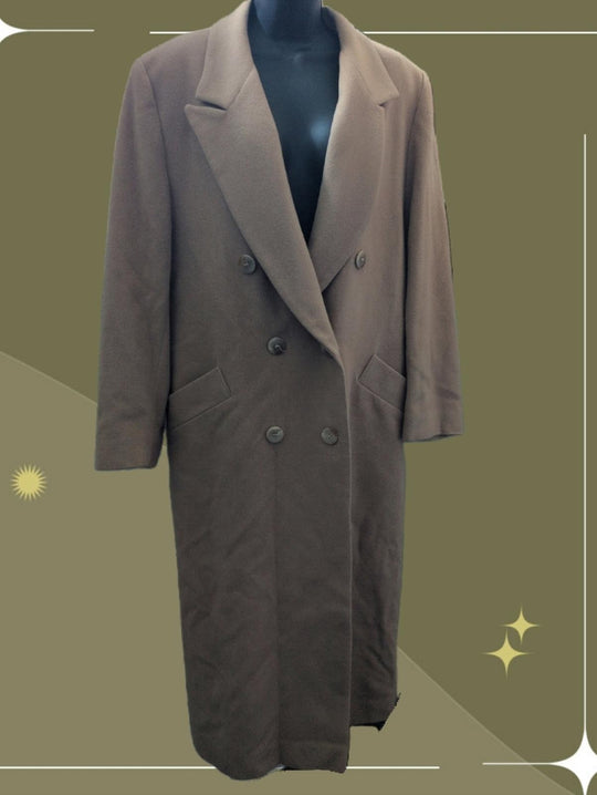 Vintage Pendleton Wool Double Breasted Trench Coat - 12