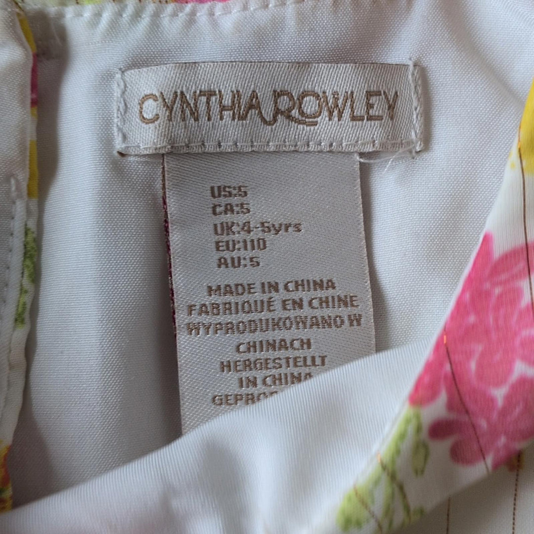 Girls Cynthia Rowley Springtime Dress Size 5T