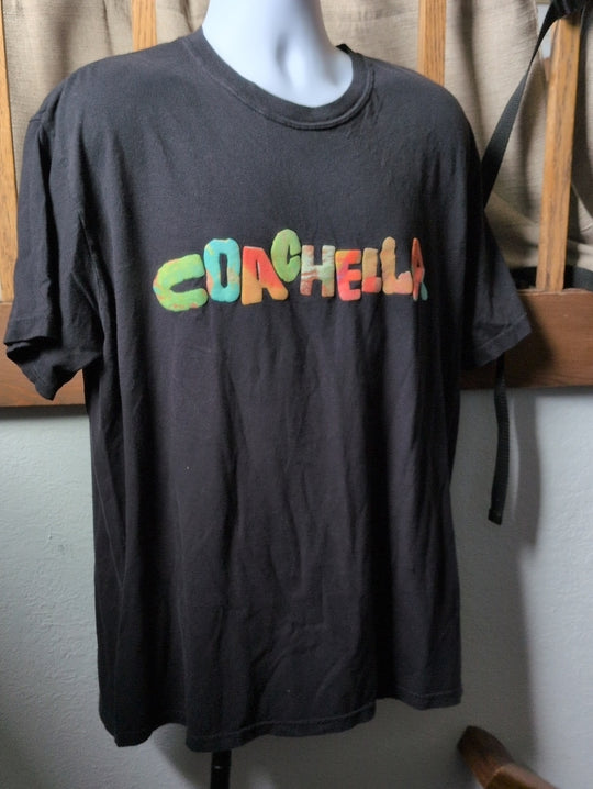 Coachella 2024 Official Line Up Desert Elements Tee - XL