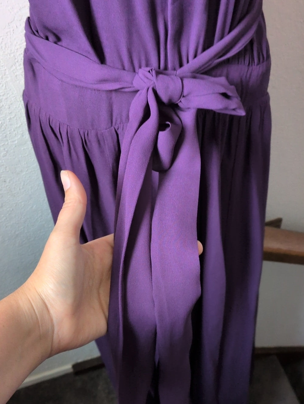 Reformation Andee Dress in "Raisin" deep purple size 10