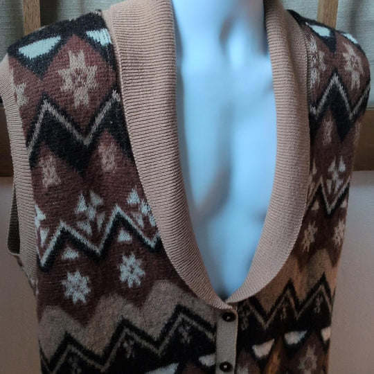 Vintage Pendleton 100% Wool Vest - Medium