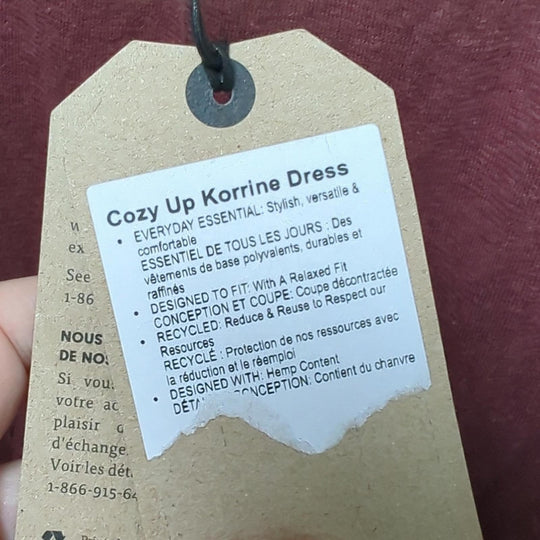 Prana Cozy Up korinne Dress - Large