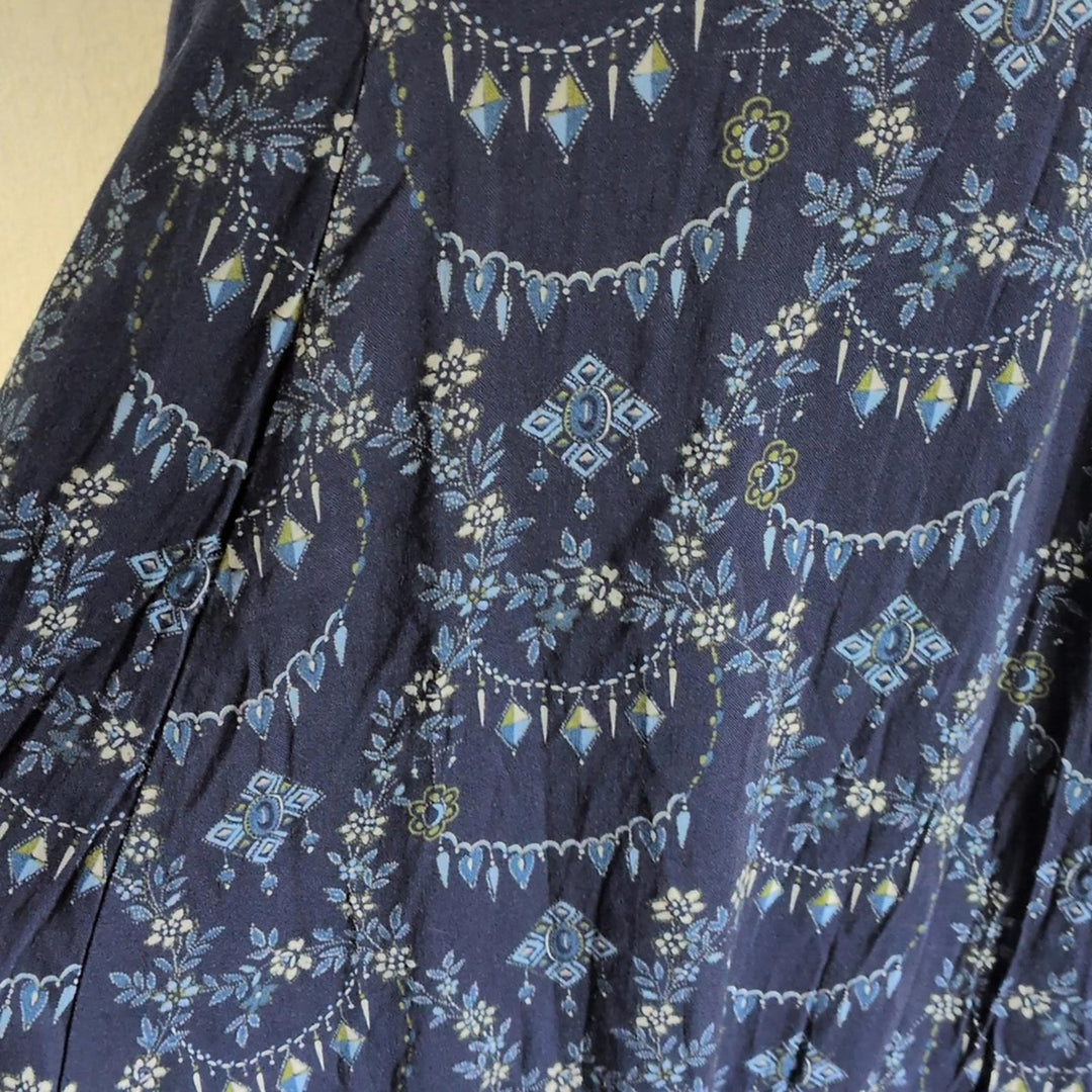 Hill House Home Matilda Dress In Blue Charm Scallop