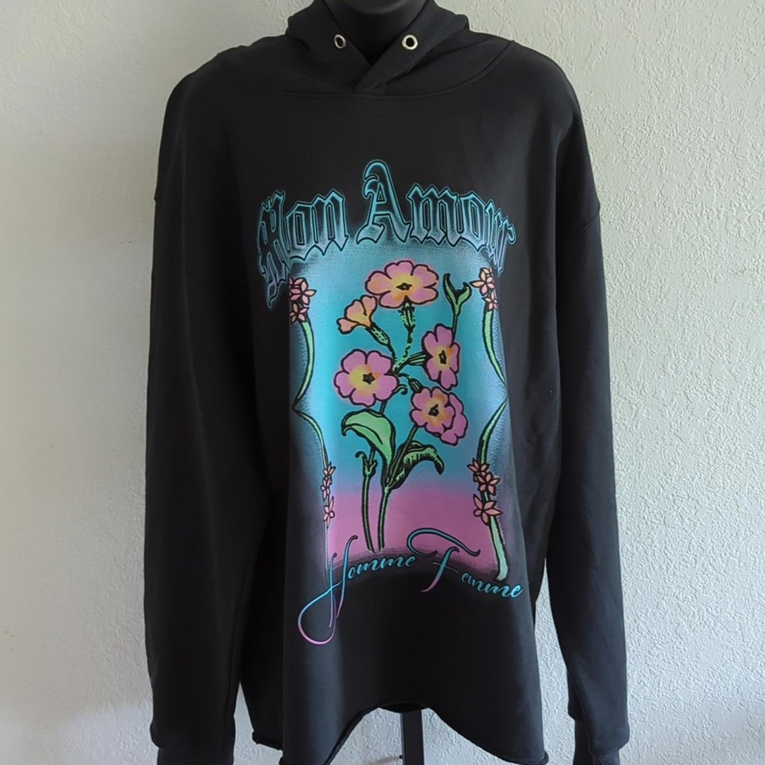 Homme and Femme Compton CA Mon amour " my love" hoodie