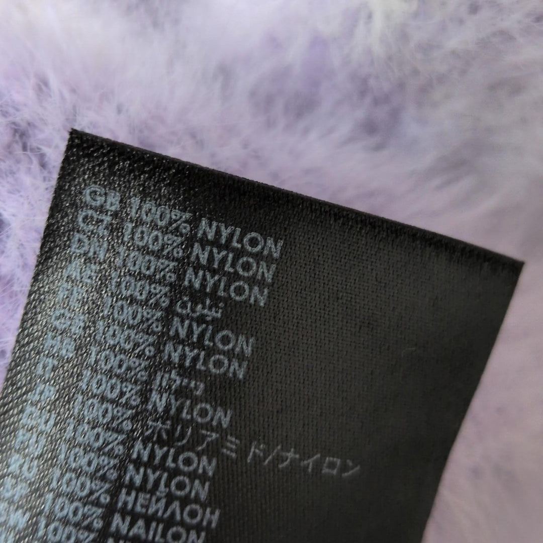 Lazy Oaf Unrequited Love Cardigan In Purple Plaid  - Medium