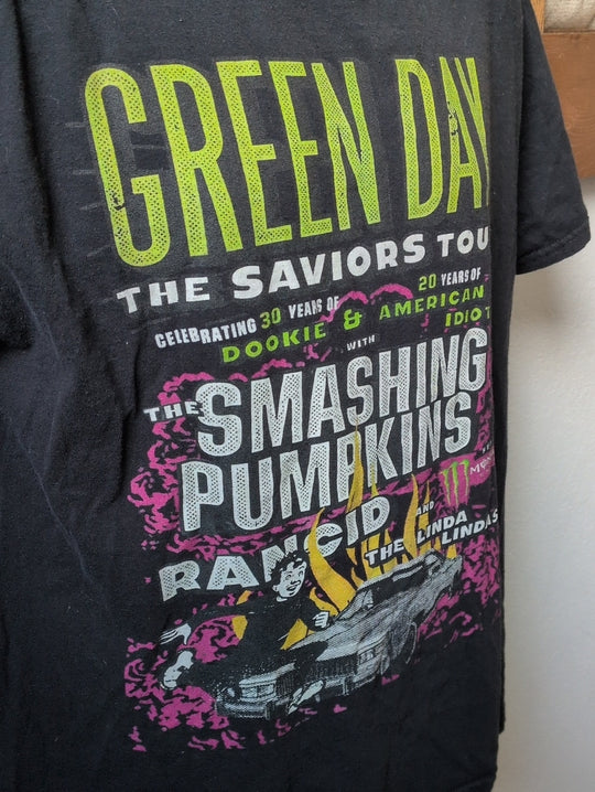 Green Day The Saviors Tour Tee Shirt Est. Size L