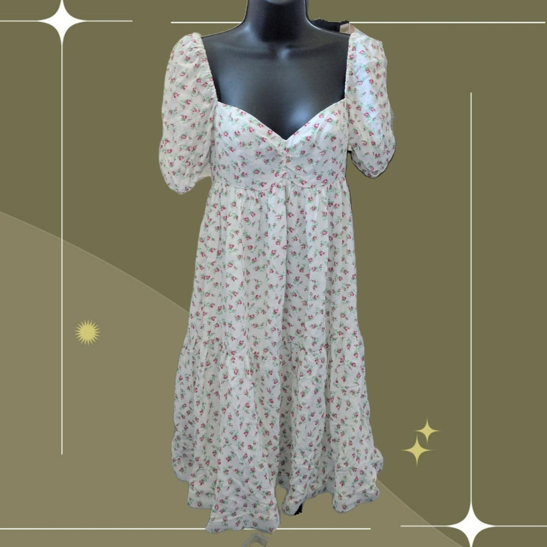 Selkie Madonna Dress In Shortcake Floral - XS