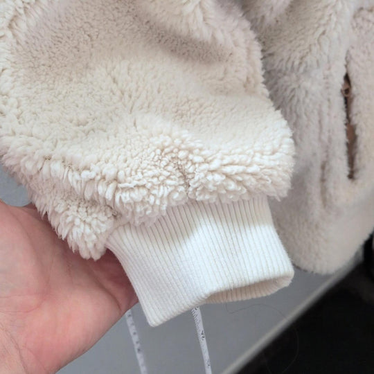 Fp Movement Fall To Rise Quarter Snap Sherpa Oversized Pullover - XS/S