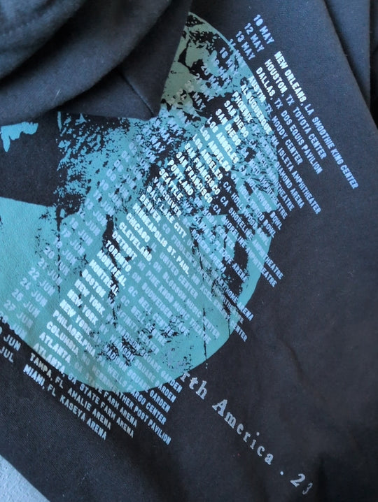 Black The Cure Songs of A Lost World 2023 Band Tour Logo hoodie - M