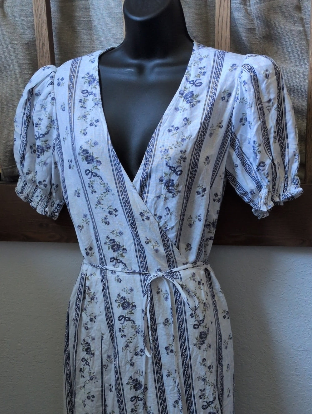 Reformation Veronika midi wrap dress - Medium
