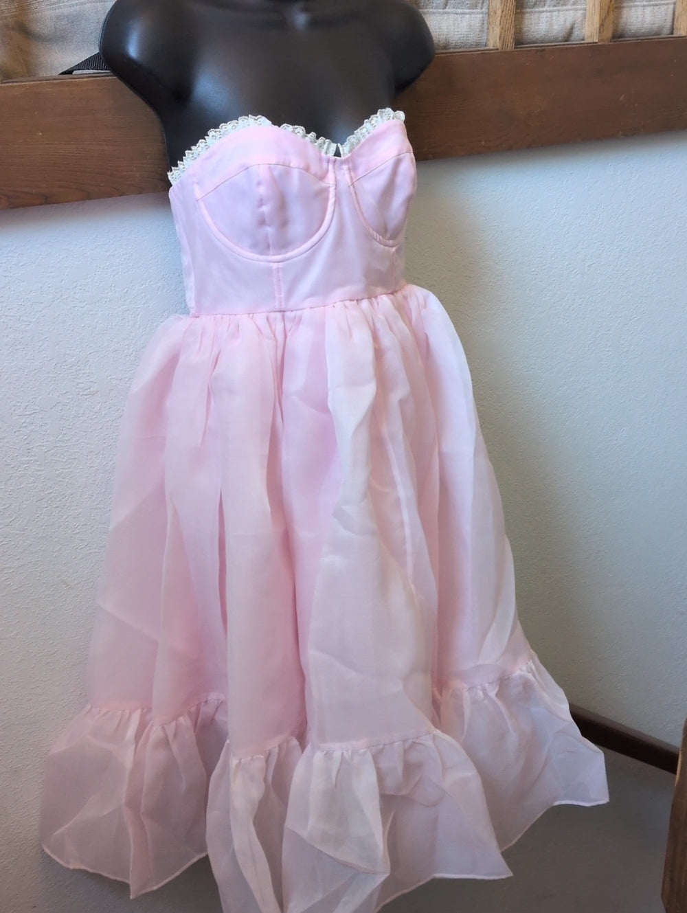 Selkie French Corset Dress in  Ballerina (pink) - Small