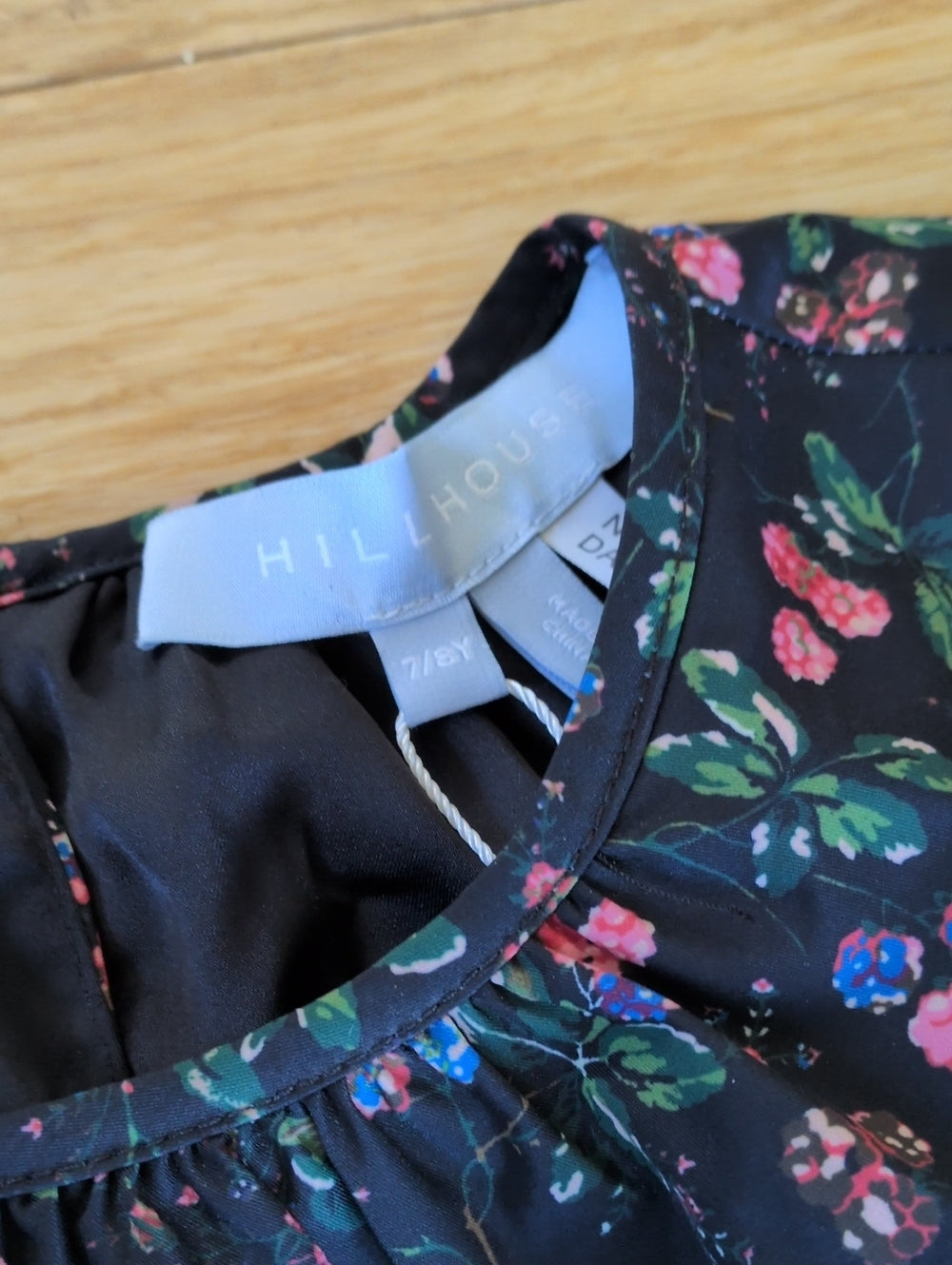 Hill House Home Tiny Eloise Dress in Multi Berry Floral - Girls 7/8