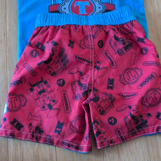 Thomas And Friends Swim Trunk Set. - 4T
