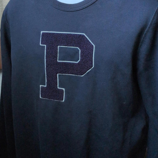 POLO Ralph Lauren Chenille P Double Knit Logo Performance Crew Neck - Large