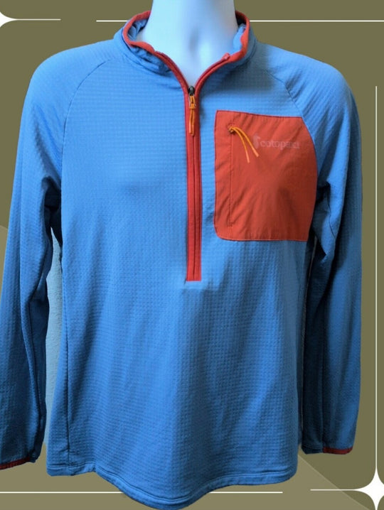 Light blue Cotopaxi Otero Fleece Half-Zip Pullover Size L