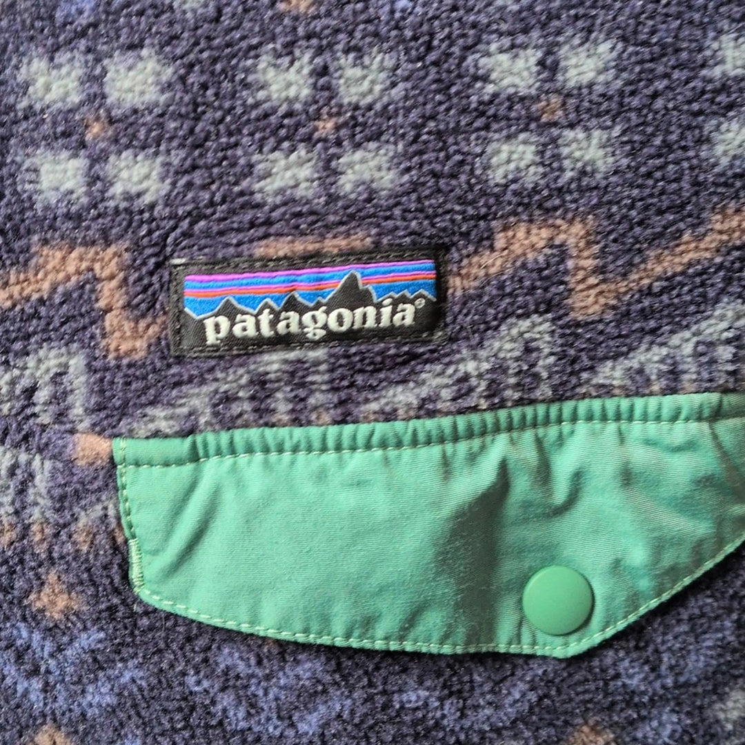 Patagonia Synchilla Wild Roots Snap T Sweater - Large