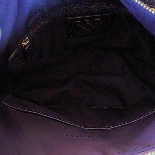 Coach Turnlock Hobo Bag In Eggplant