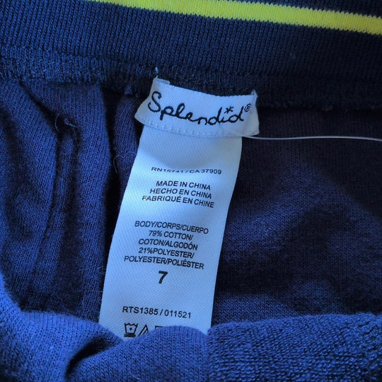 Splendid Girls Terry Towel Pocket Short - Girls 7