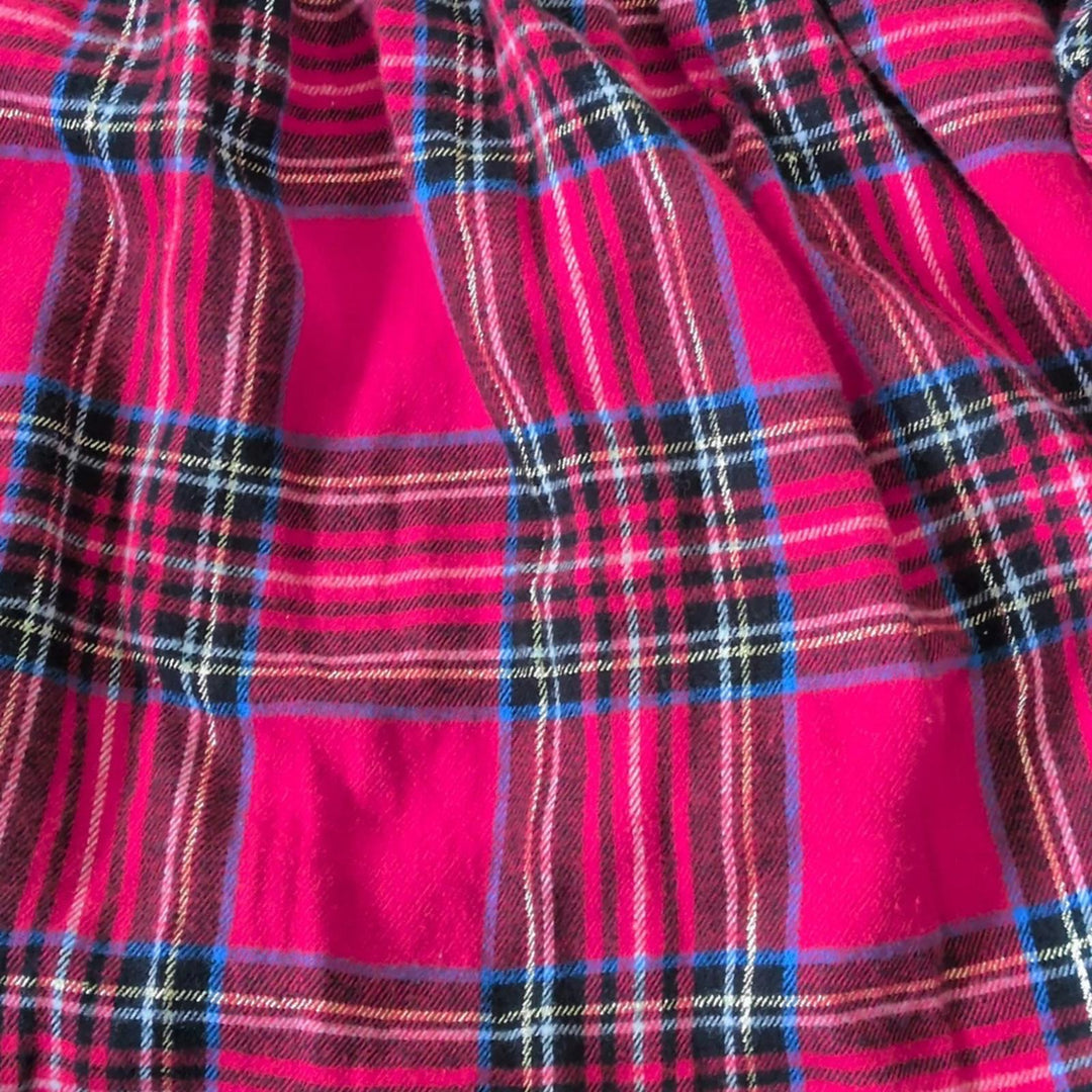 Thereabouts Girls Sparkle Tartan Plaid Dress - L /14