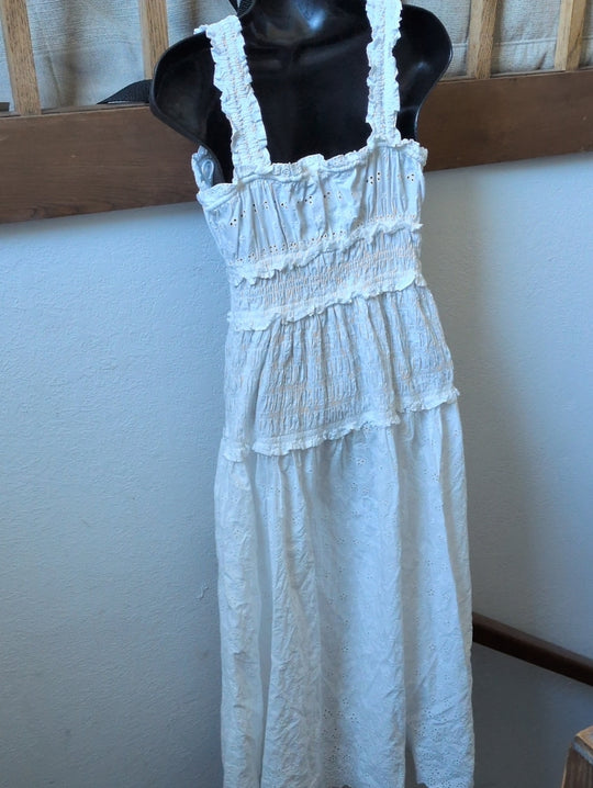 Gap X Doen White Eyelet Dress - S