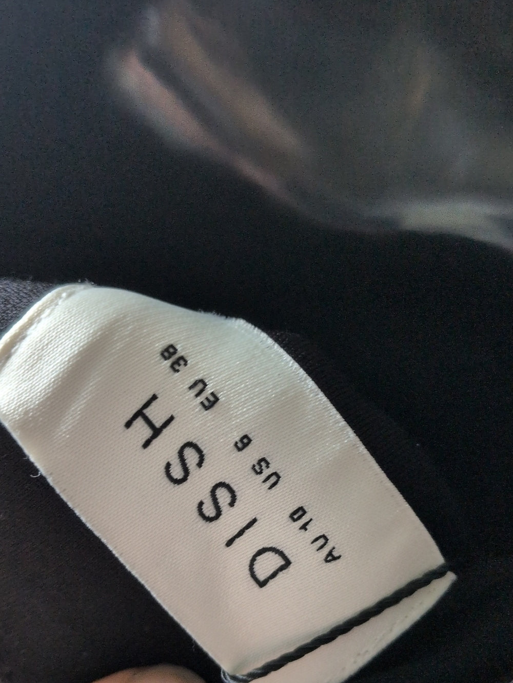 Dissh The James Black Bubble Midi Dress - US 6