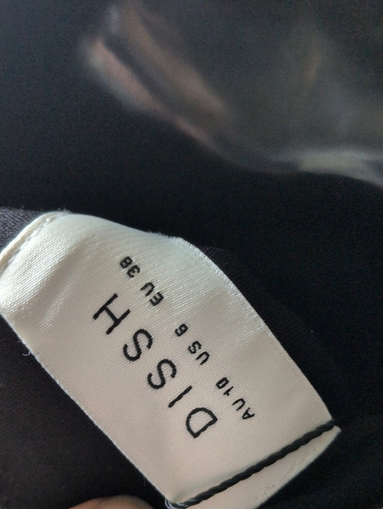 Dissh The James Black Bubble Midi Dress - US 6