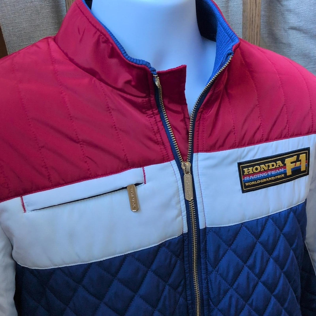 Vintage Culture 1983 Honda Racing Team F1 Quilted Jacket - Large