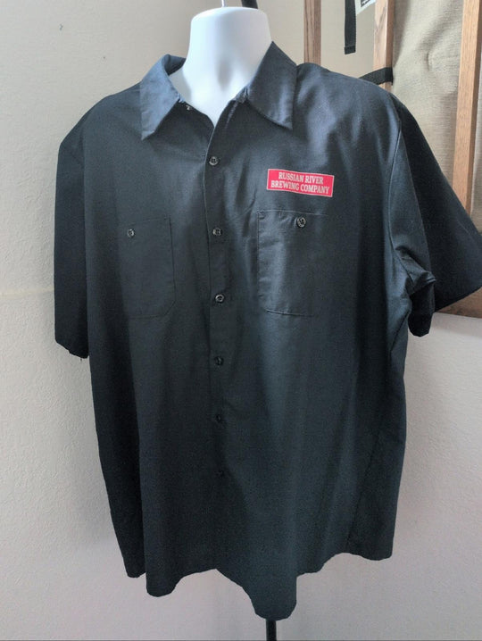 Russian River Brewing Velvet Glow Beer Short Sleeve Button Down - XXL