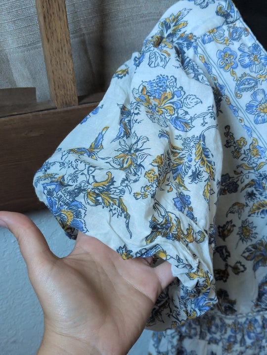 Lea Cotton Floral Midaxi Dress - 1XL