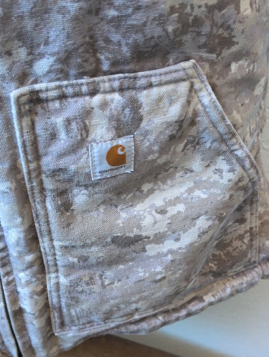 Carhartt Women's Washed Duck Sherpa-Lined Digital Camo Limited Edition Vest  - s