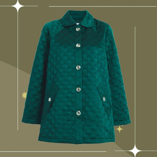 Hill House Home Emerald Green Quilt Coat