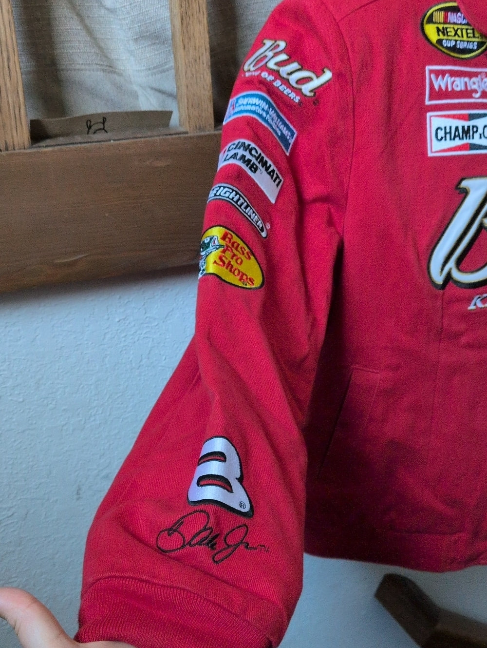 Women's vintage Chase Authentics Dale Earnhardt Jr. Budweiser jacket - Large