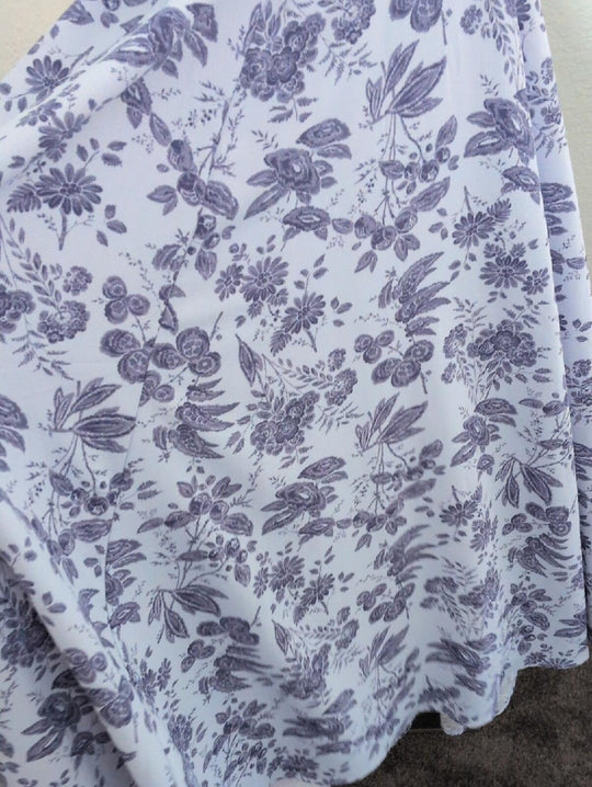 Hill House Home Matilda Dress in Lilac Tonal Floral - XS