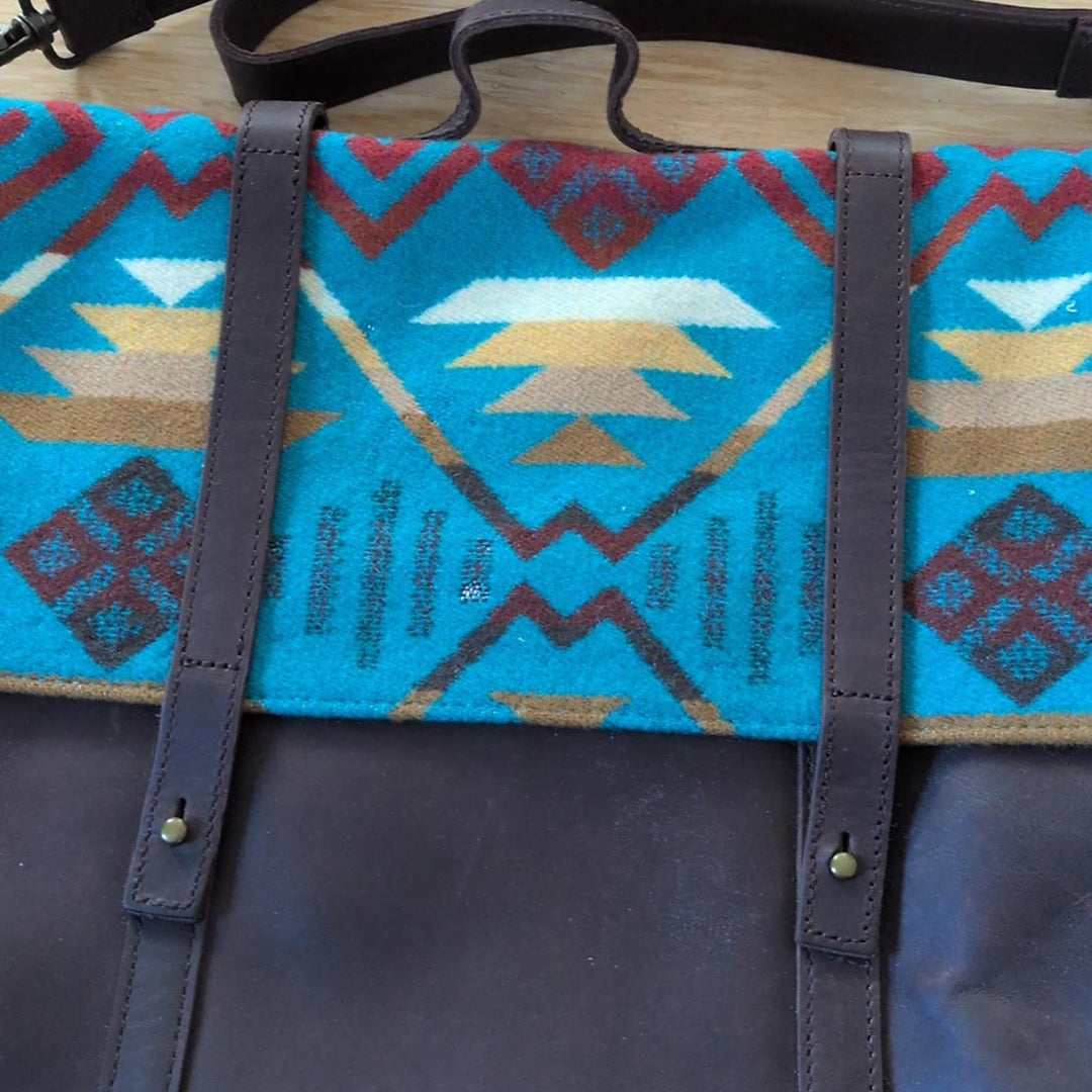 Pendleton Aztec Wool Messenger Bag