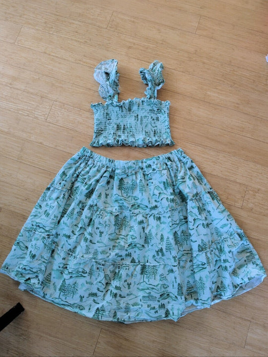 Rare Ooak Upcycled Hill House Winter Toile Set Size Est. M/L