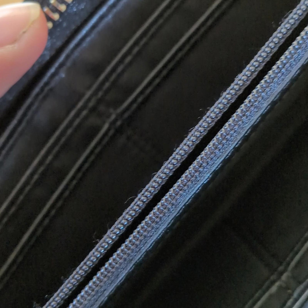 Y2k Coach Zip Around Julia Wallet