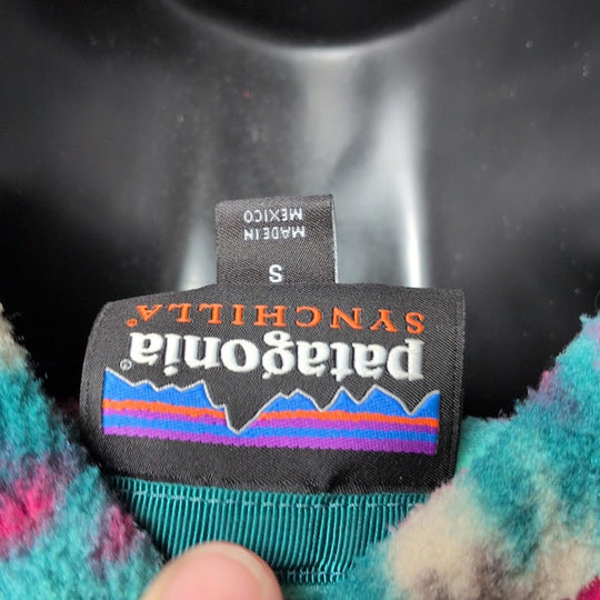 Patagonia Wild Desert Teal Synchilla Sweater