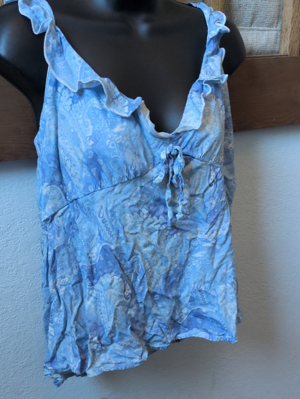Hollister Easy Ruffle Babydoll Tank Top - XL