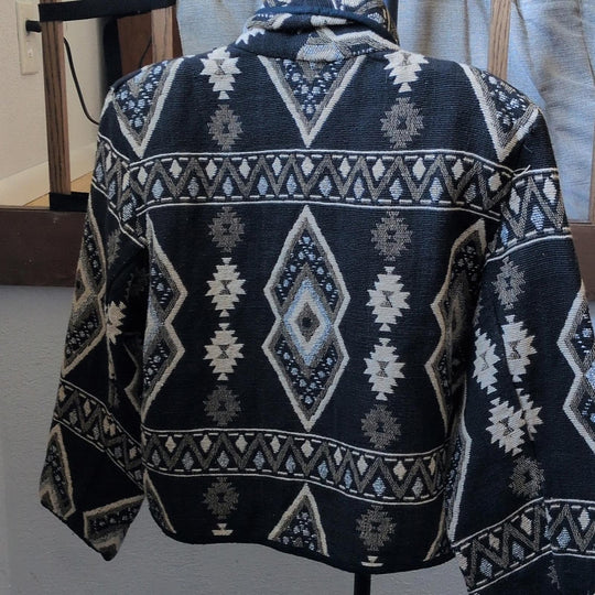Vintage 90s New Identity Kilim Style Jacket  - Large