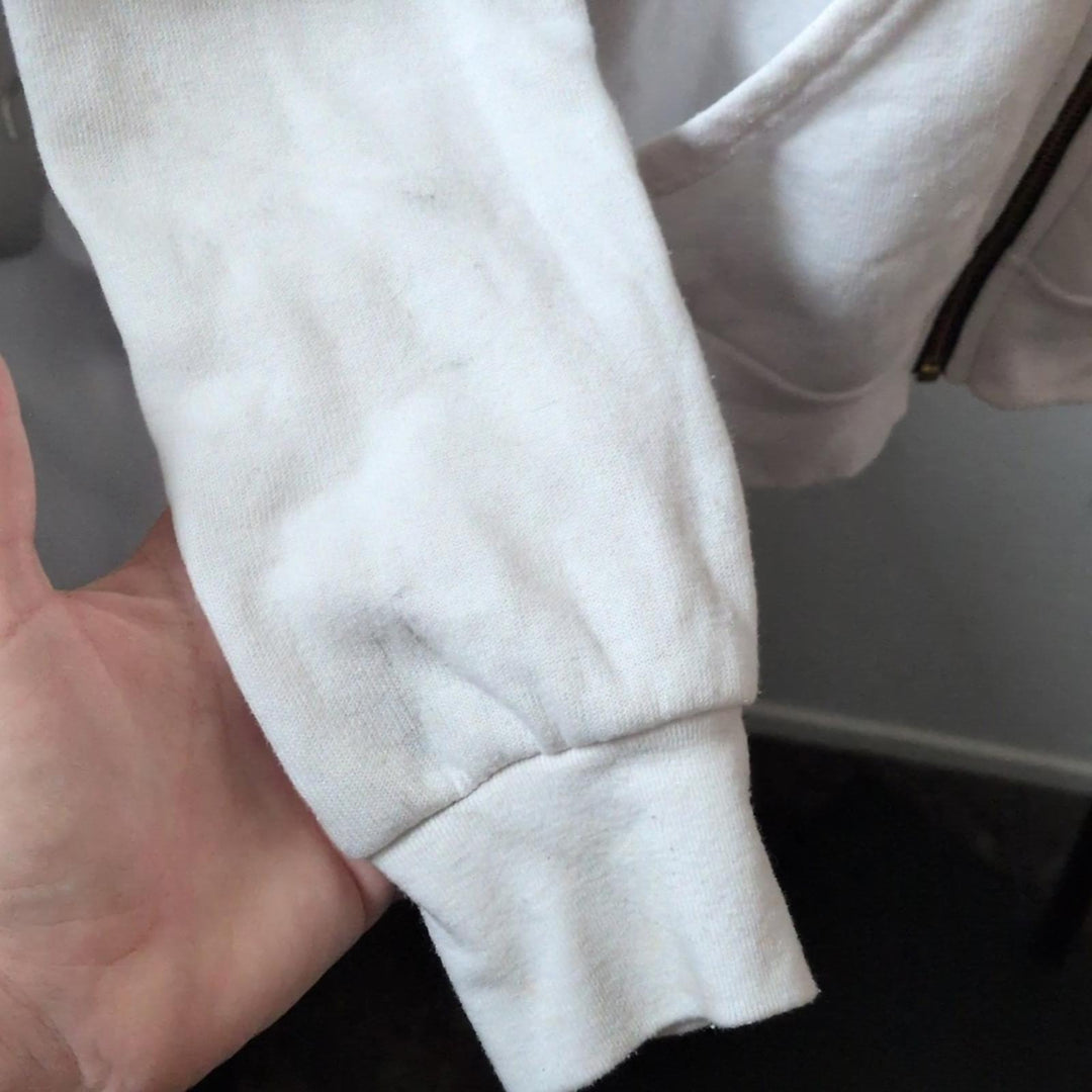 FINAL SALE *Stained*  - Aviator Nation Six Stripe Rainbow Zip Up Hoodie - Extra Small