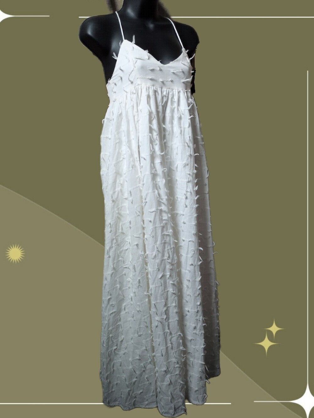 Sold Out dissh Paloma Babydoll Maxi Dress Size 2